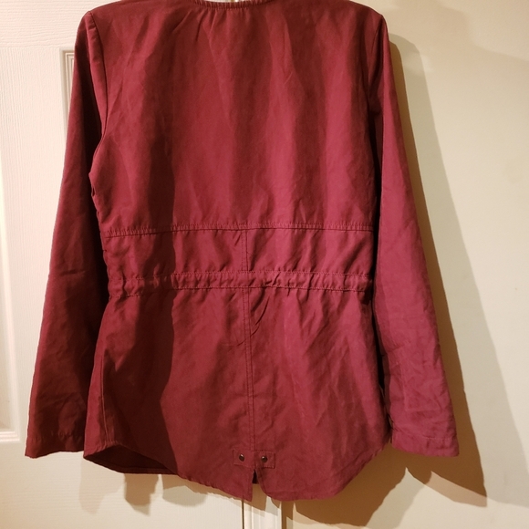 Maurices Round Neck Solid Drawcord Waist Jacket - Picture 4 of 9